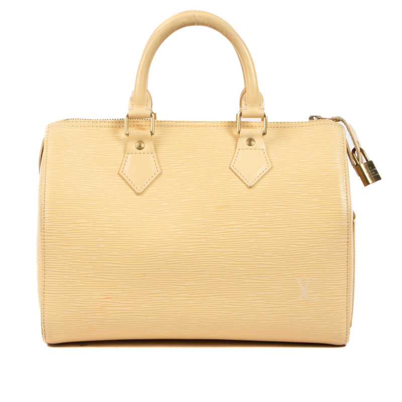 Shop 100% authentic second-hand Louis Vuitton Speedy 25 Vanilla Beige Top Handle on Labellov.com