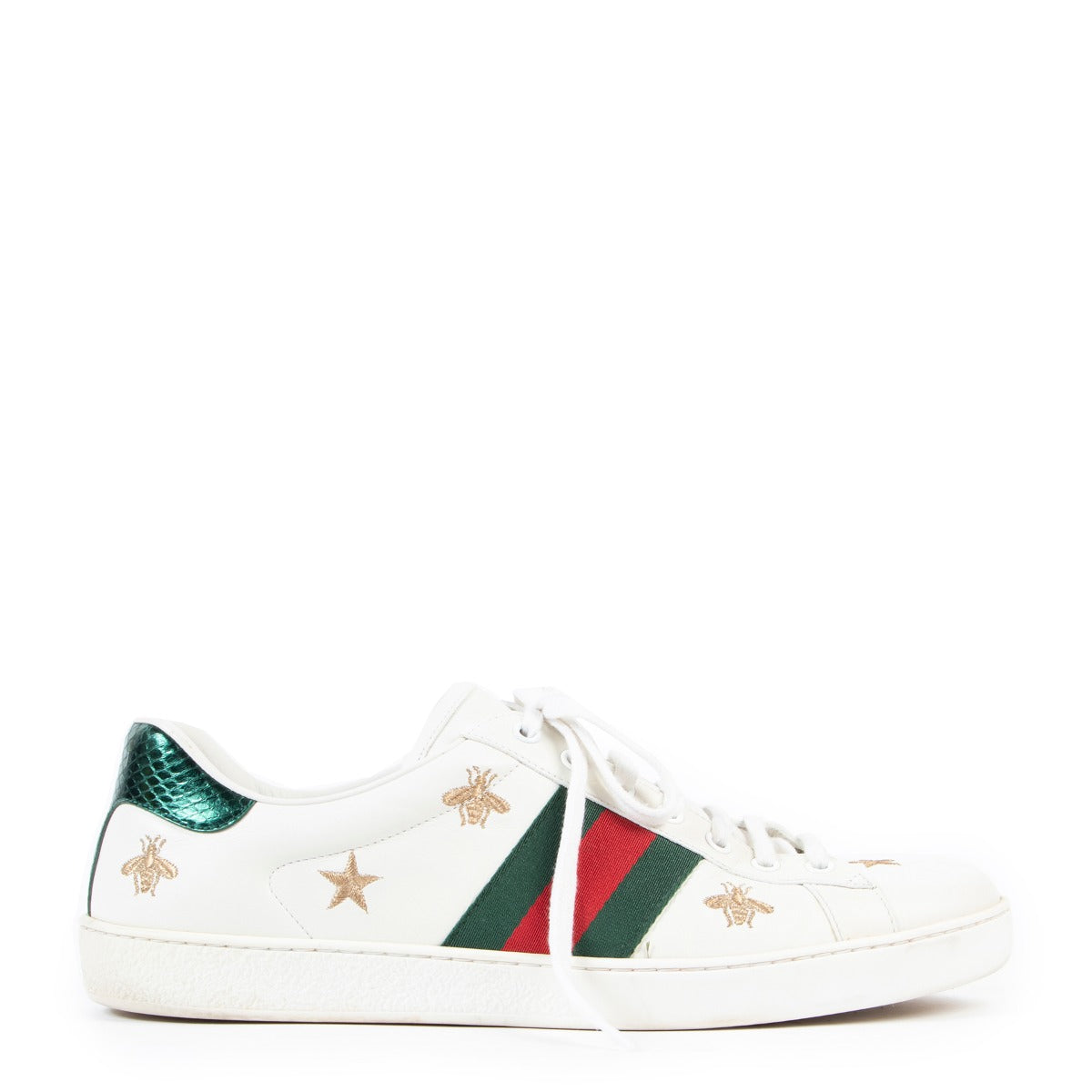 Gucci Ace Embroidered Sneaker - Size 44