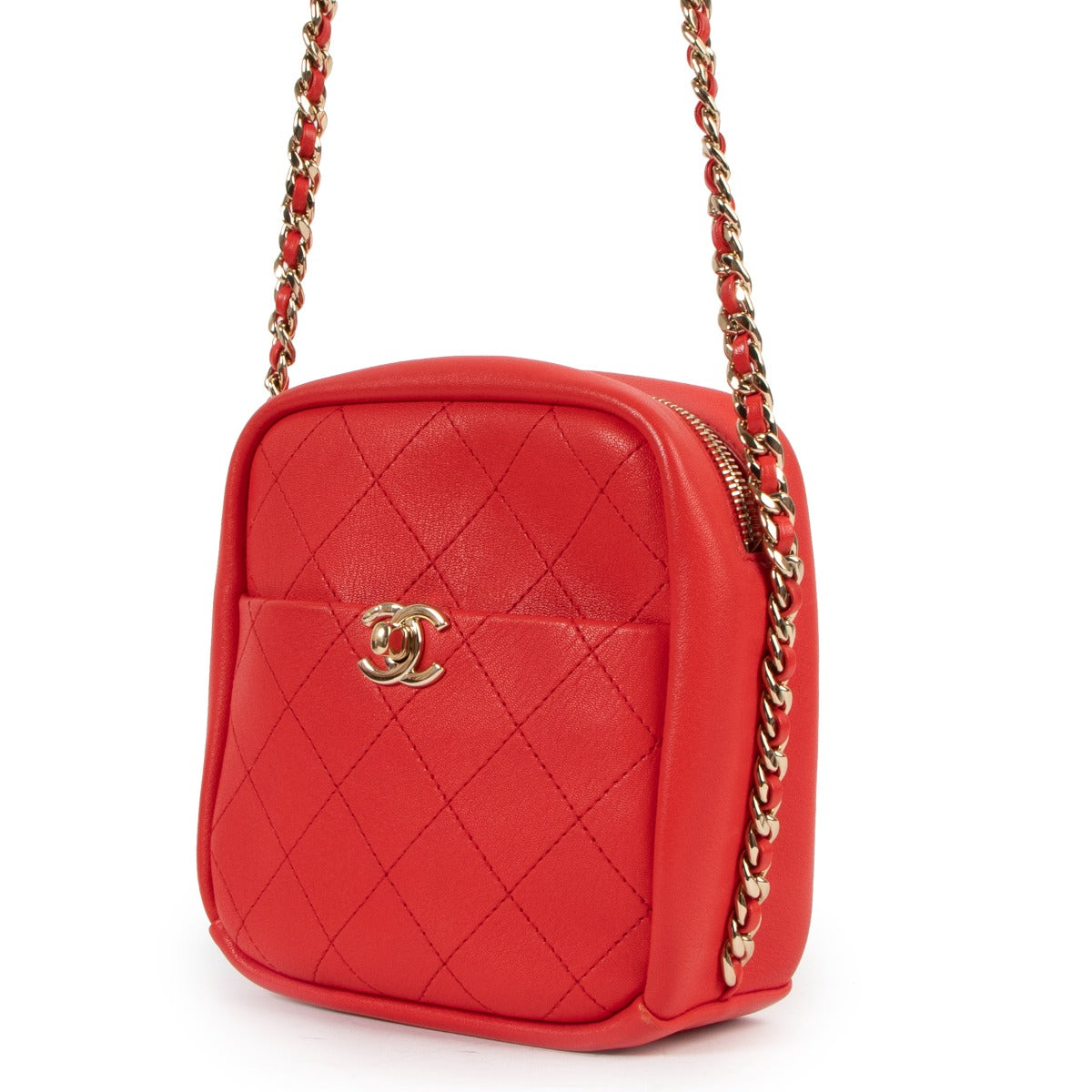 Chanel 19C Casual Trip North South Camera Case