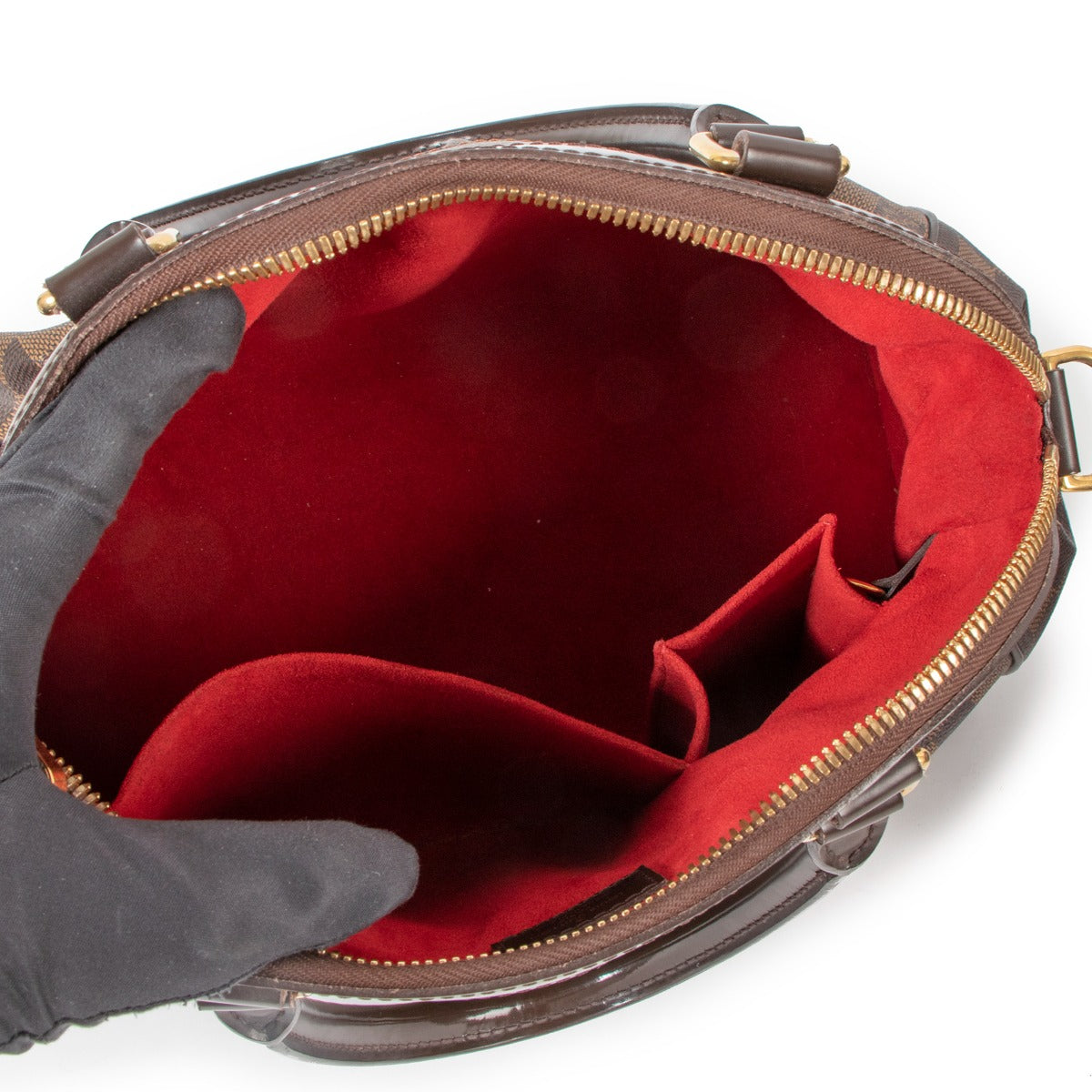 Sac Louis Vuitton Trevi PM en toile Damier Ebene