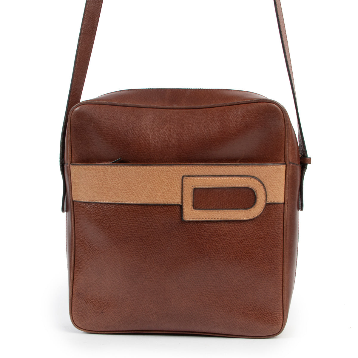 Delvaux 3-kleurige Retro Crossbody Tas