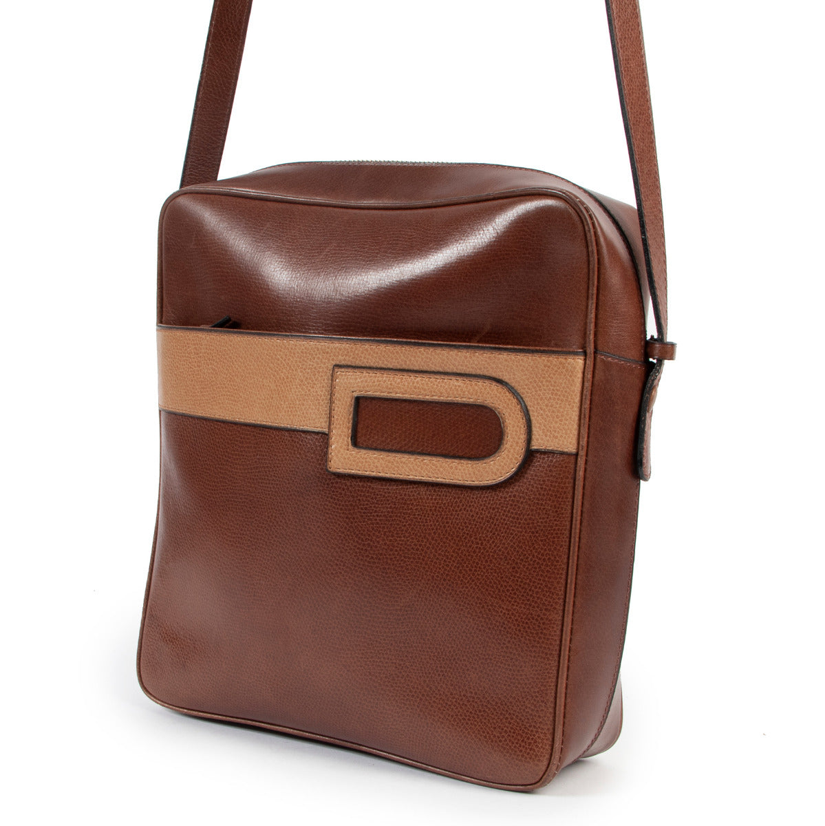Delvaux 3-kleurige Retro Crossbody Tas