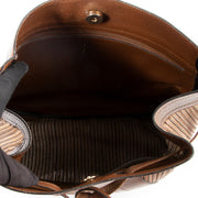 Delvaux Desert Toile de Cuir Crossbody Bag