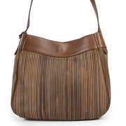 Delvaux Desert Toile de Cuir Crossbody Bag