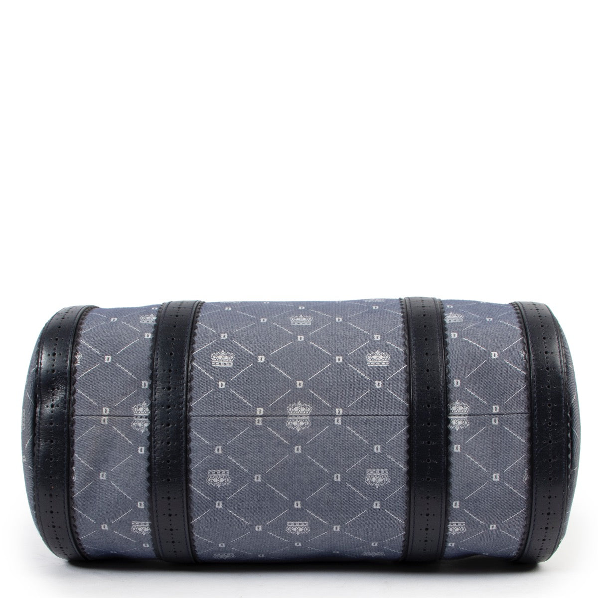 Delvaux Monogram Jeans Bowling Top Handle bag in very good condition on Labellov luxury 2nd hand designer website