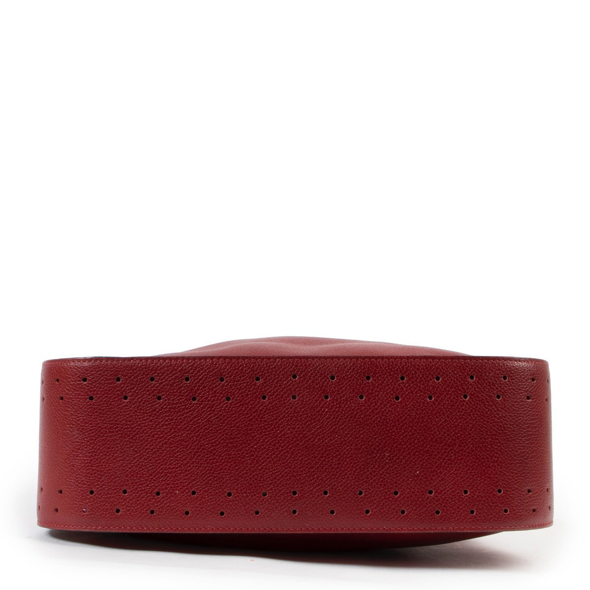 Original Delvaux Burgundy Leather Shoulder bag in very good condition now online for sale on 2nd hand luxury designer site Labellov Antwerp