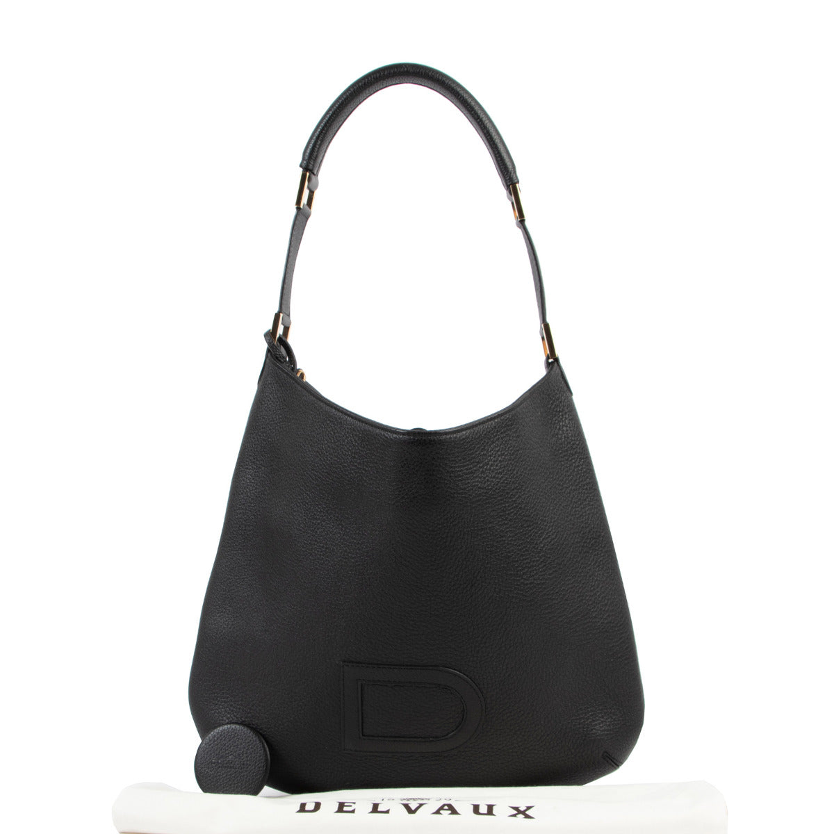 Delvaux black Louise shoulder bag for the best price at Labellov secondhand luxury