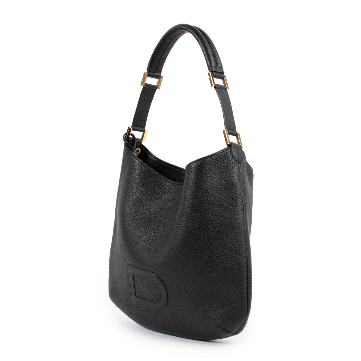 Sac à bandoulière Delvaux Le Louise noir