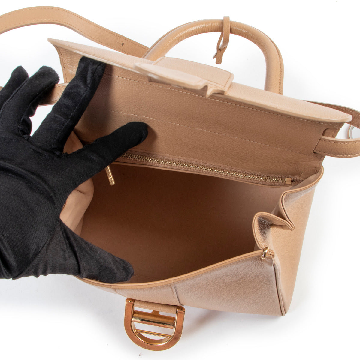 Delvaux Beige Brillant PM
