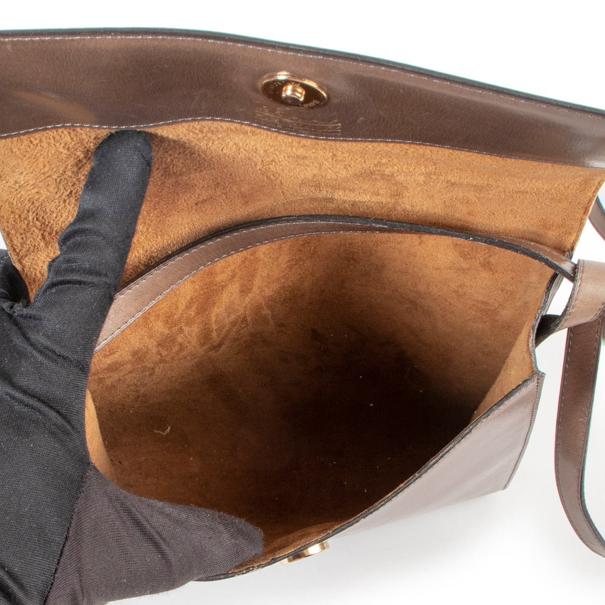 Sac bandoulière Delvaux Taupe