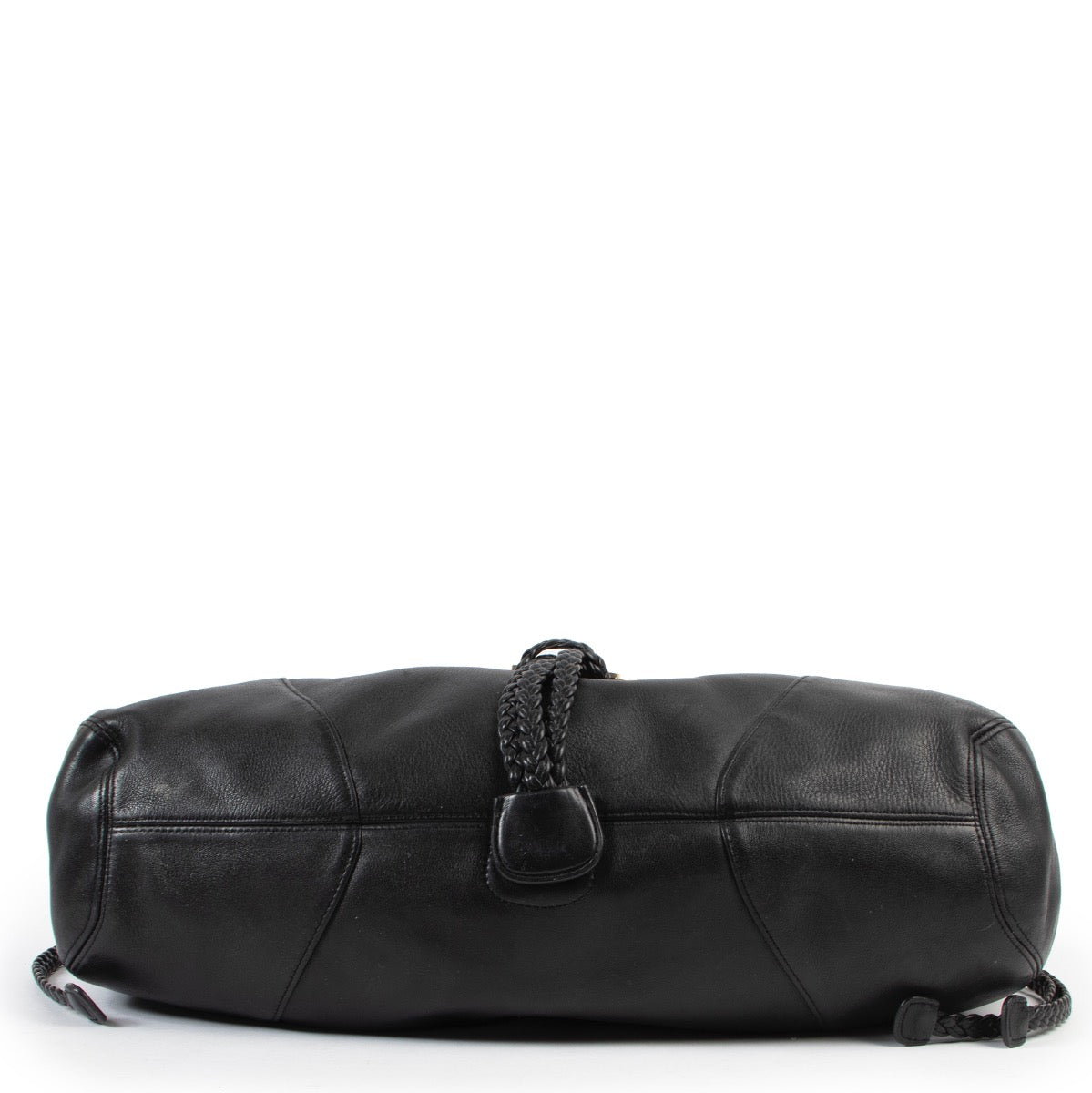 Shop safe online 100% authentic second hand Delvaux Black Eugéne Shoulder Bag in very good condition at the right price at Labellov in Antwerp.
