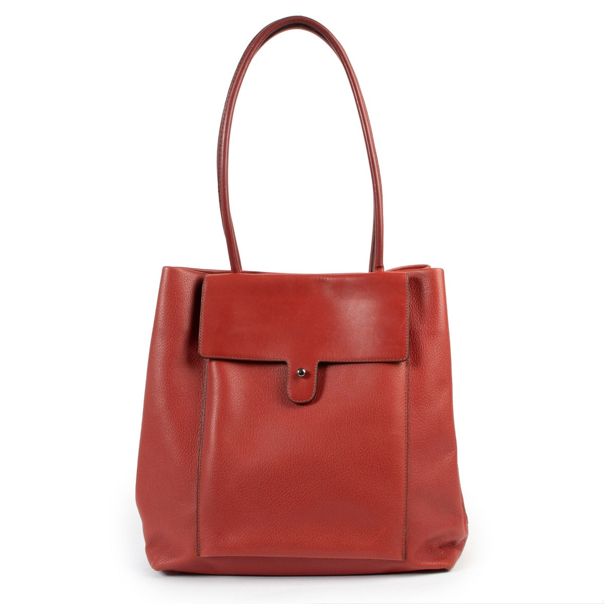 Delvaux Red Shoulder Bag