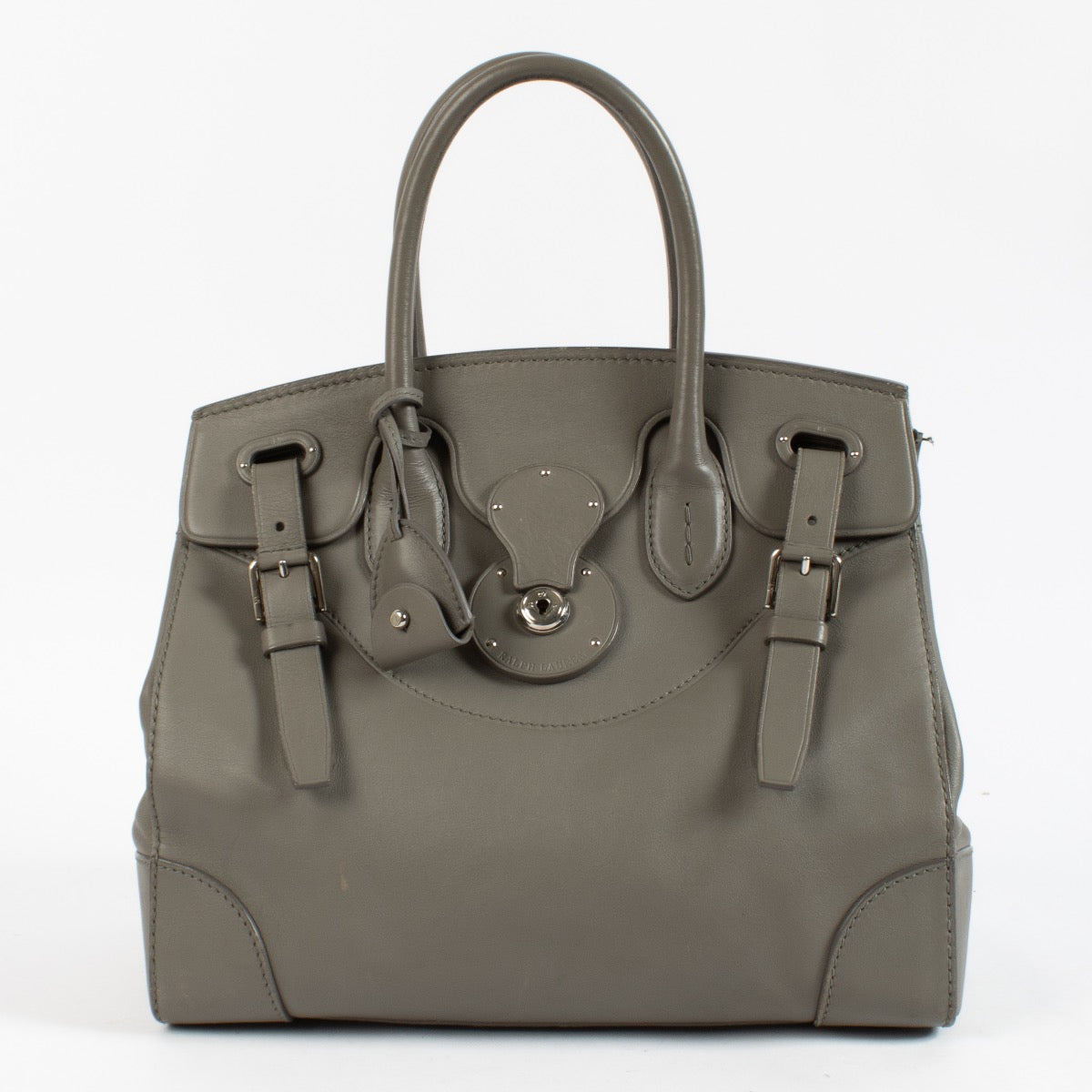 Authentic second hand Ralph Lauren Collection Taupe Soft Ricky 33 Bag on Labellov.com