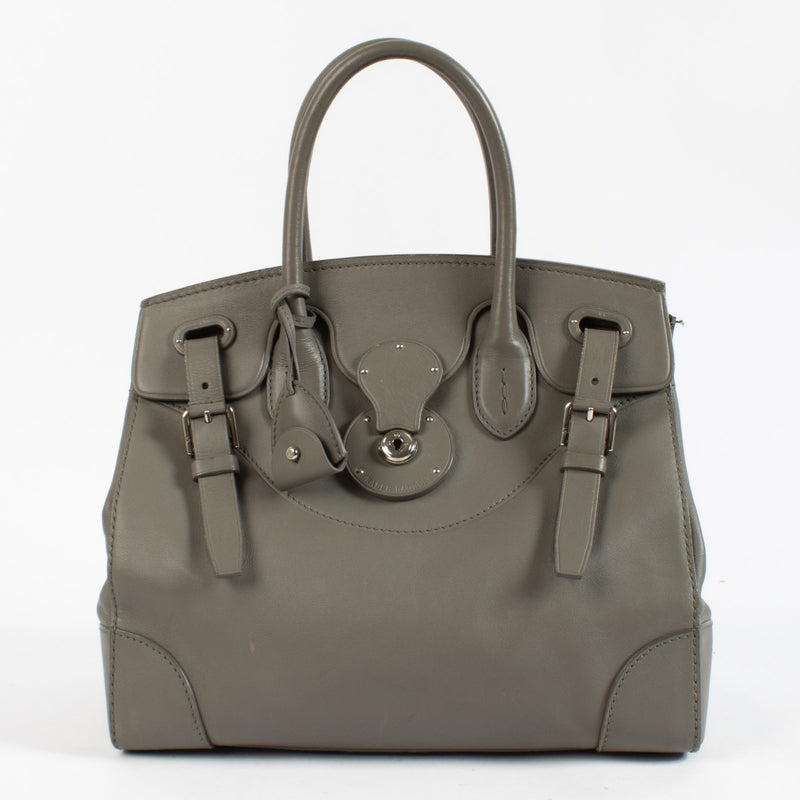 Authentic second hand Ralph Lauren Collection Taupe Soft Ricky 33 Bag on Labellov.com
