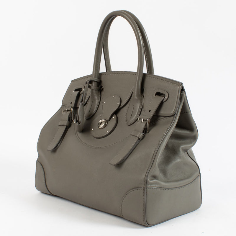 Authentic second hand Ralph Lauren Collection Taupe Soft Ricky 33 Bag on Labellov.com