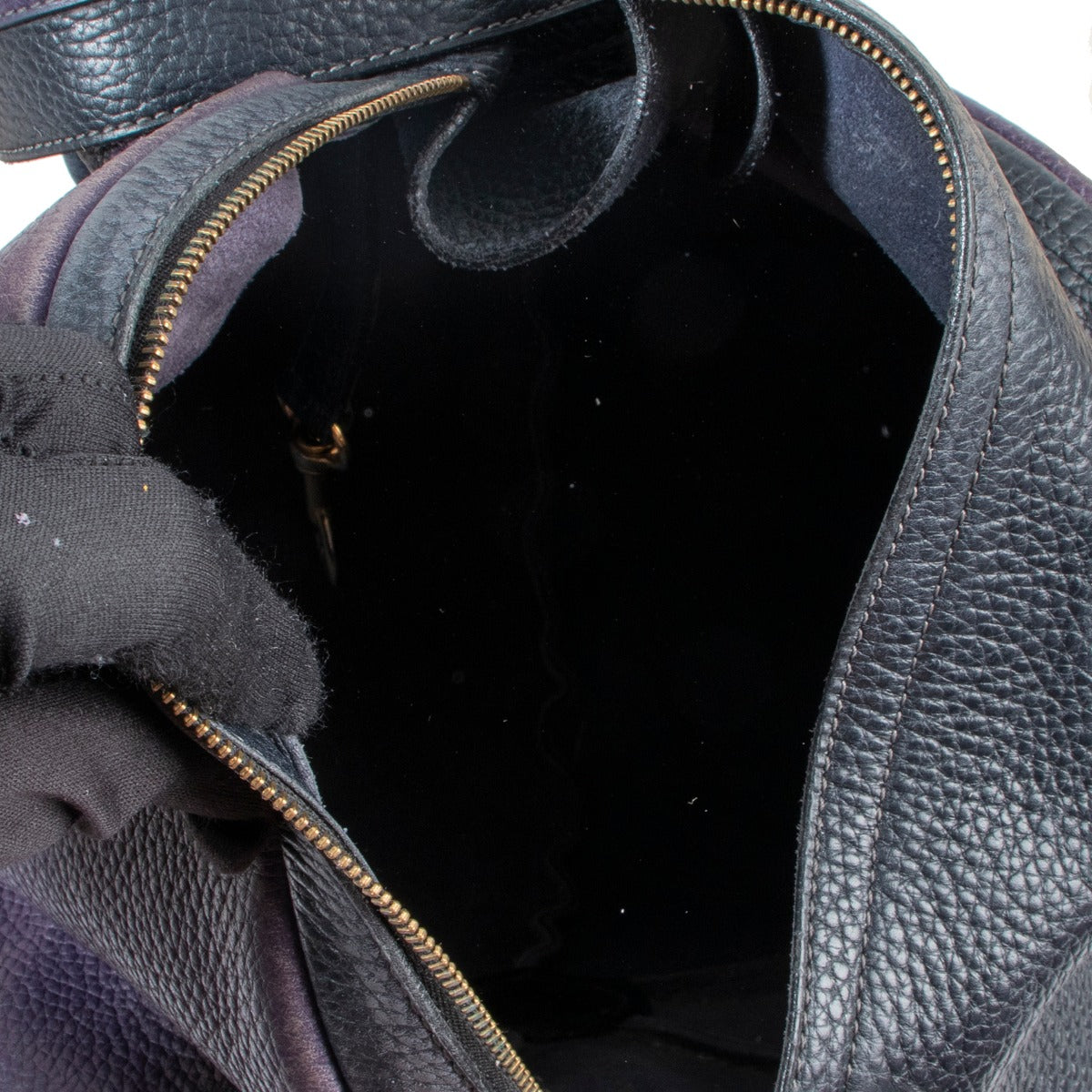 Buy this Delvaux Ecole Purple Black Bucket Bag at Labellov. Buy and sell your designer items so you can give them a second life.