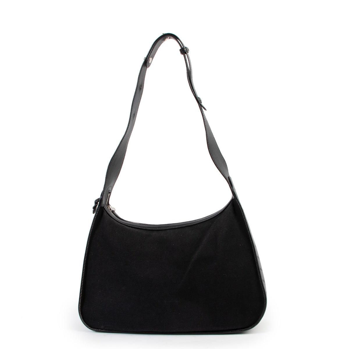 buy and sell your designer items for a reasonable price such as this Delvaux Pensée Toile Phaenton Black Shoulder Bag at Labellov.