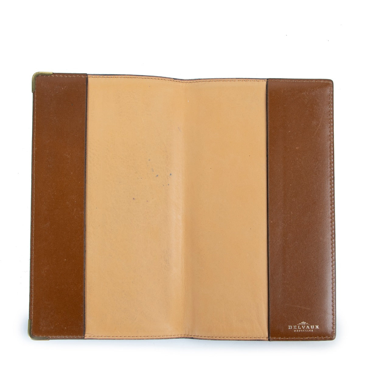 Buy this Delvaux Cognac Cheque Book Wallet at Labellov at a reasonable price.