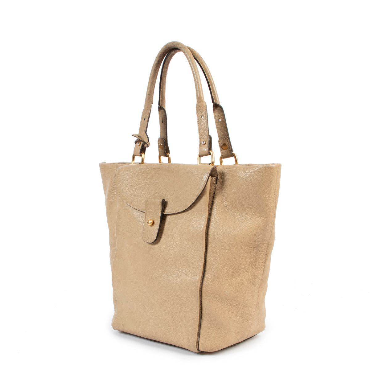 Sac bandoulière Delvaux beige sable