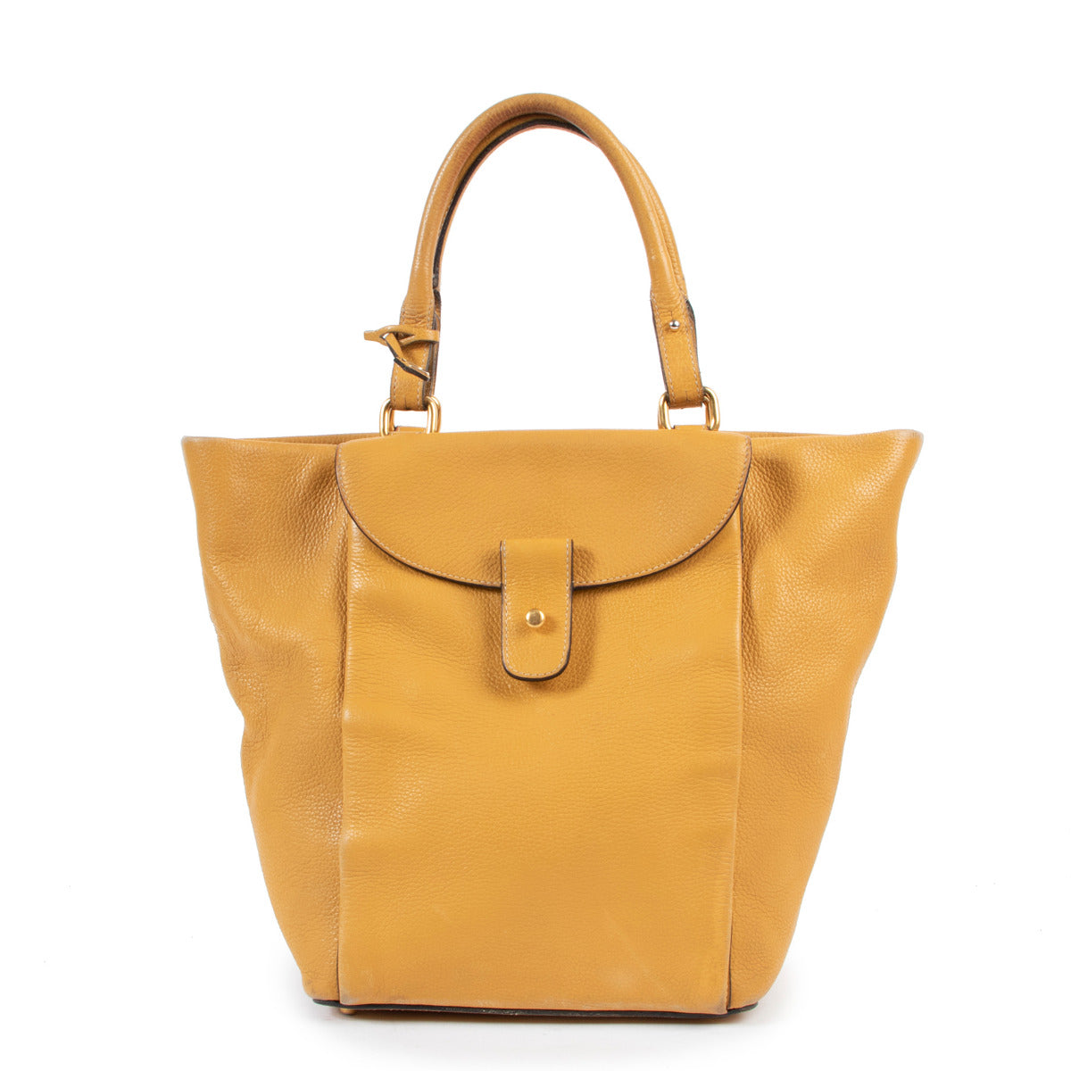 Delvaux Yellow Shoulder Bag