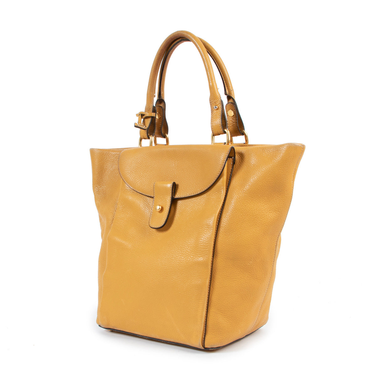 Delvaux Yellow Shoulder Bag