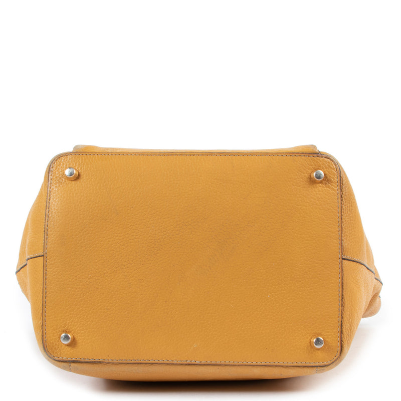 Delvaux Gele Schoudertas