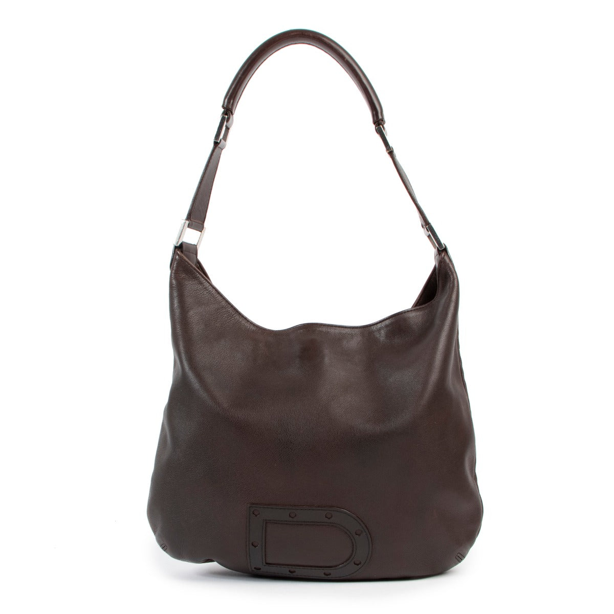 Delvaux Brown Le Louise Shoulder Bag