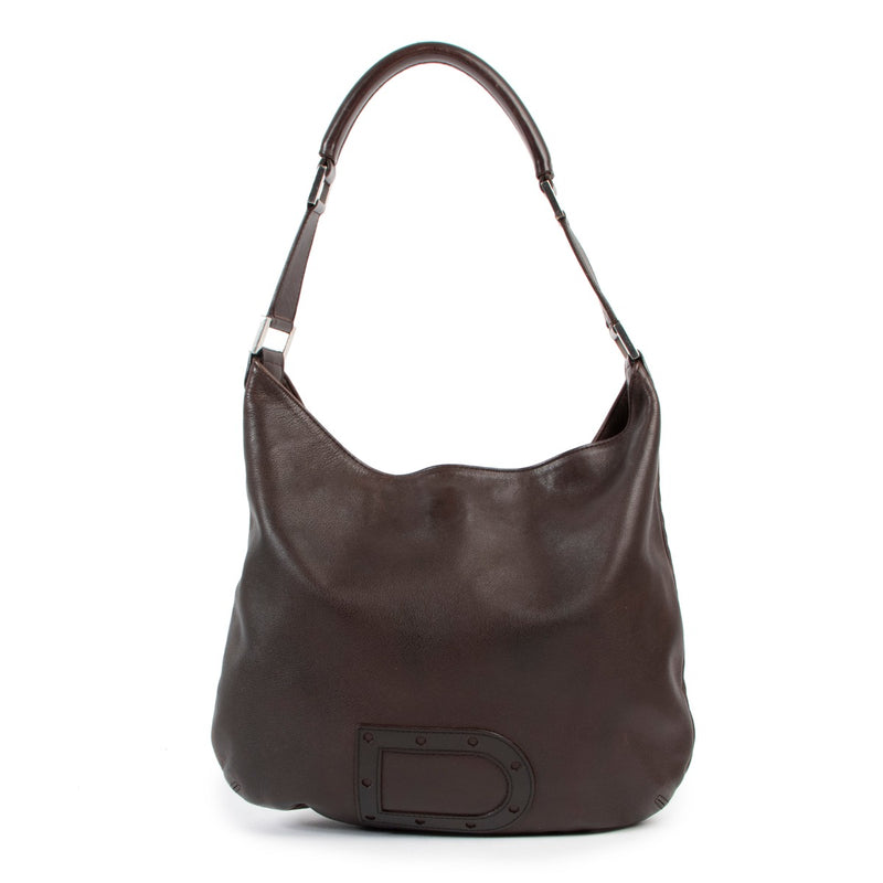 Delvaux Brown Le Louise Shoulder Bag