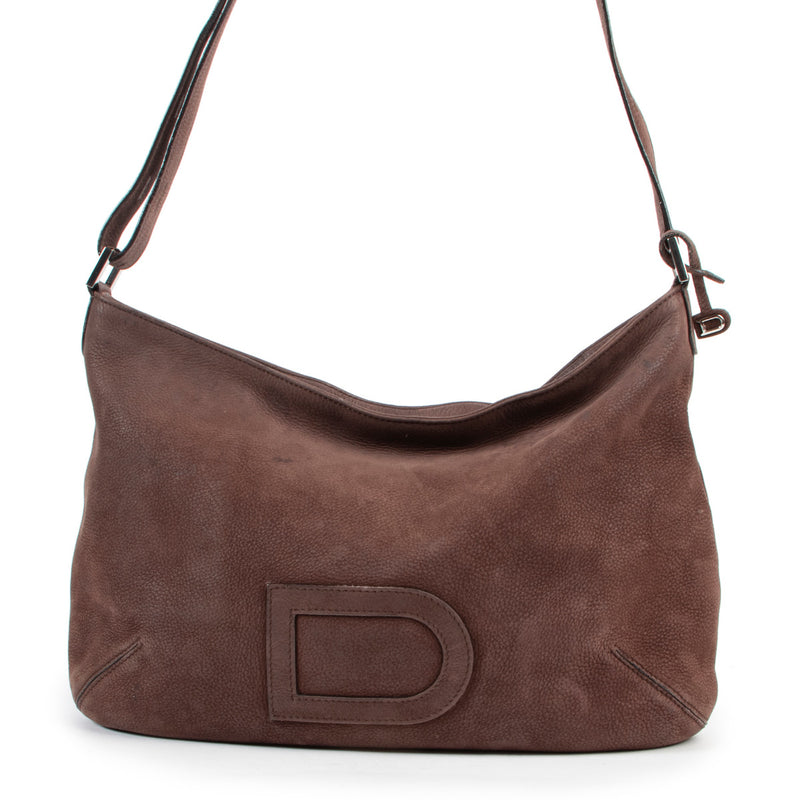 Delvaux Le Louise Schoudertas Nubuck