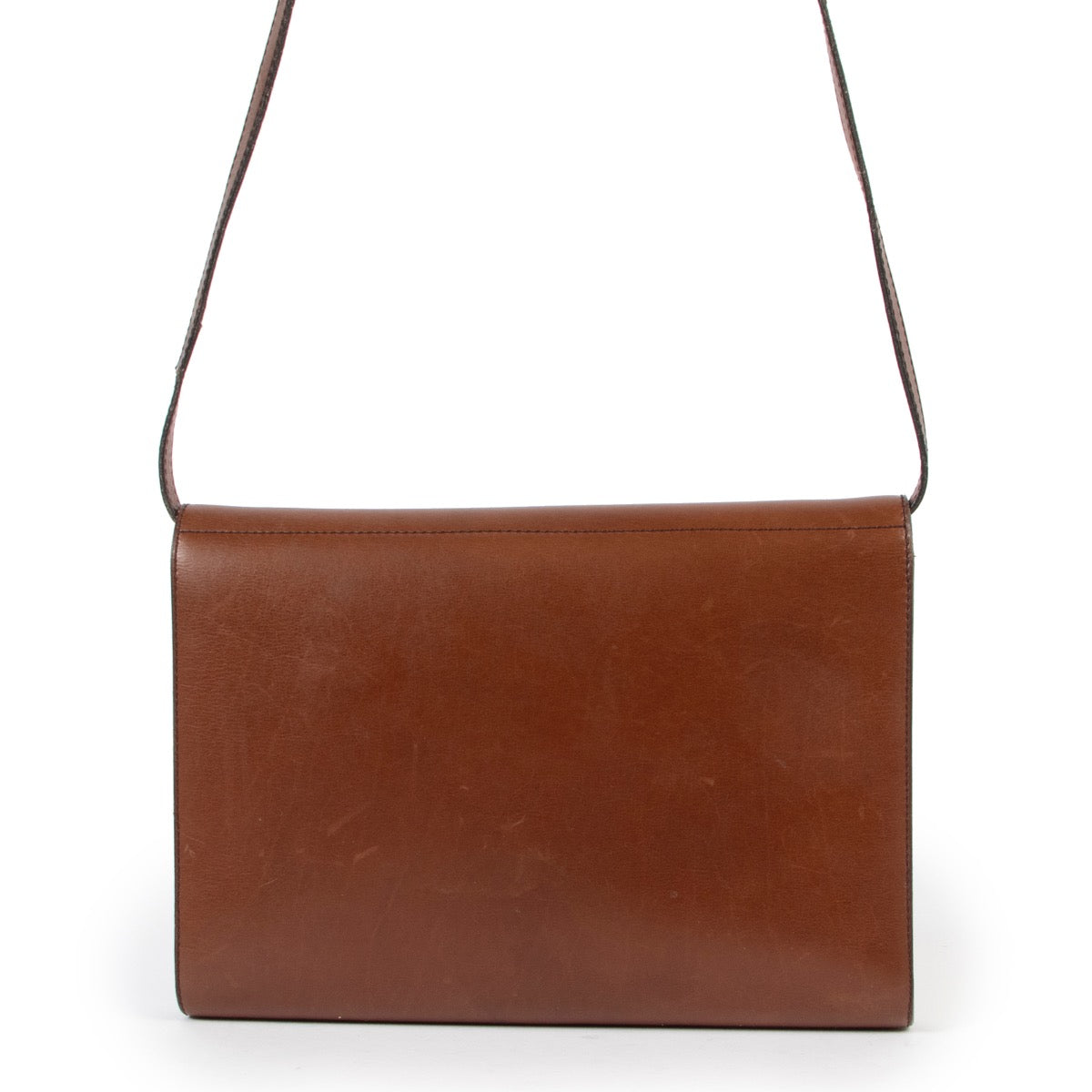 Shop Safe online 100% authentic second hand Delvaux Brown Shoulder bag in very good condition at the right price at Labellov in Antwerp.