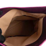 Shop safe online 100% authentic second hand Delvaux Purple Nubuck Givry Shoulder Bag in very good condition at the right price at Labellov in Antwerp