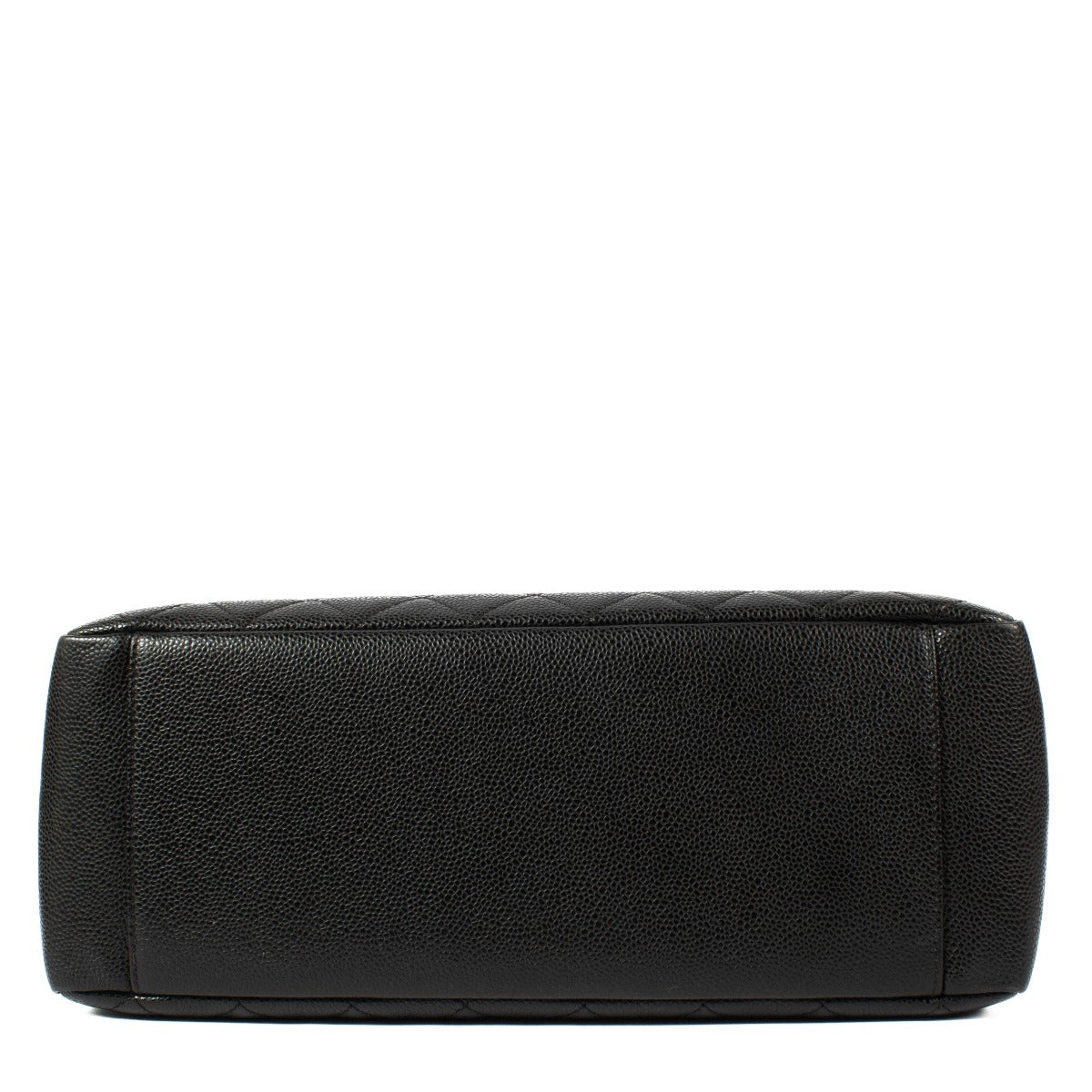 Sac fourre-tout Chanel GST Grand Shopping en cuir caviar noir