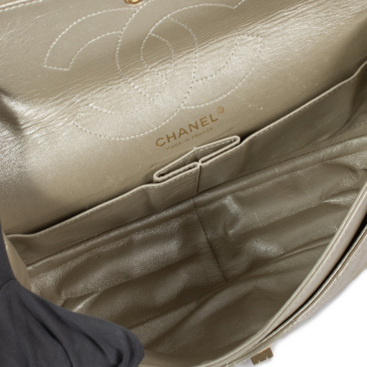 Chanel Gold Aged Calfskin Medium 2.55 Bag