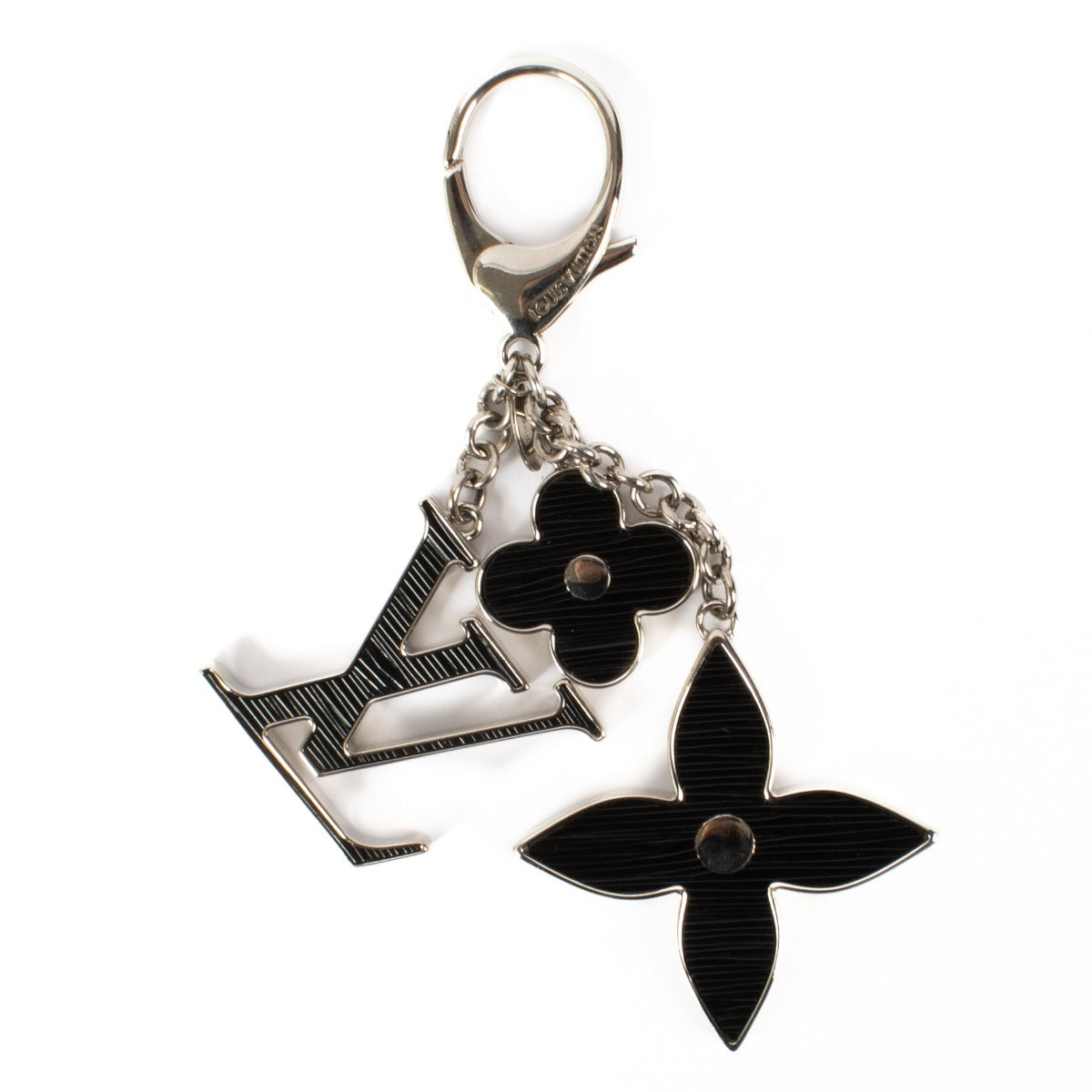 Porte-clés Louis Vuitton Noir Fleur de Epi
