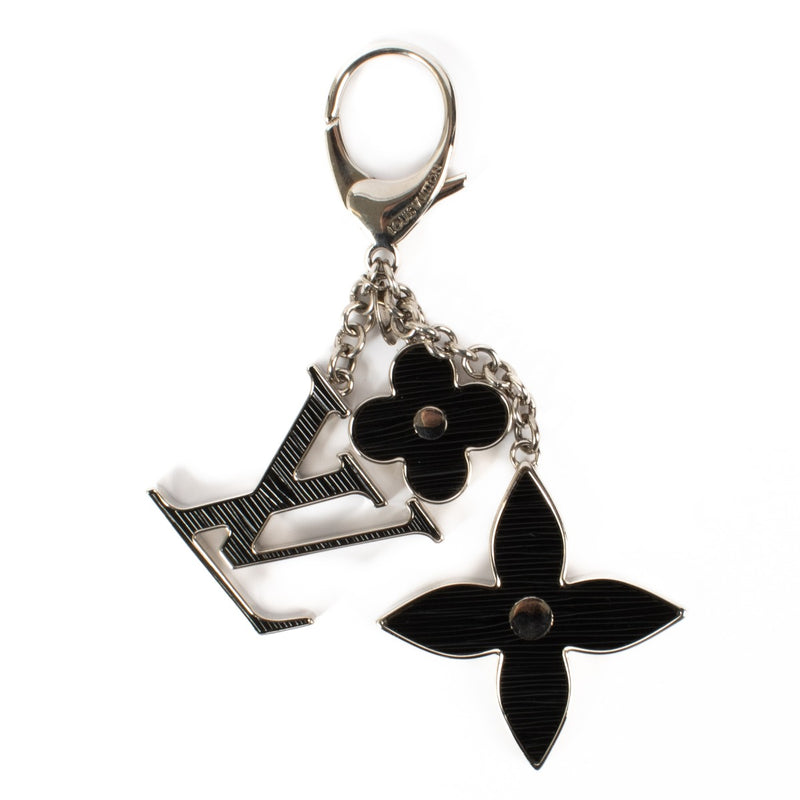 Louis Vuitton Black Fleur de Epi Keychain