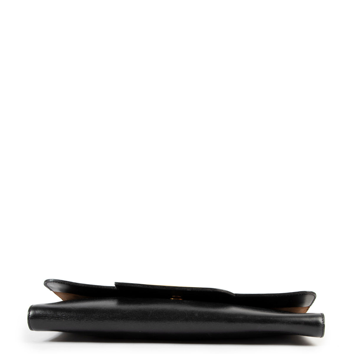 Shop safe online 100% authentic second hand Delvaux Black Clutch in very good condition at Labellov in Antwerp.