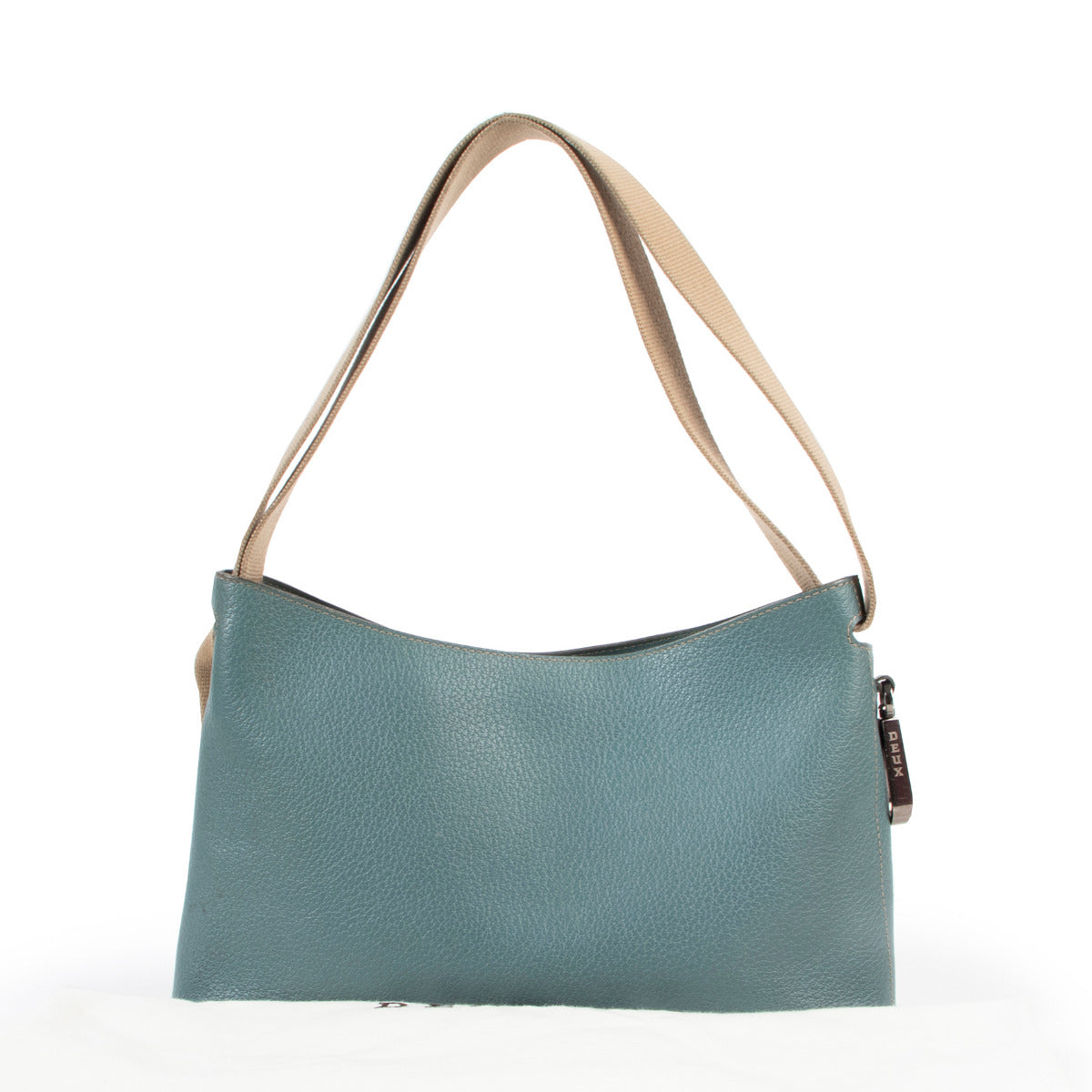 Deux de Delvaux Blue Shoulder Bag