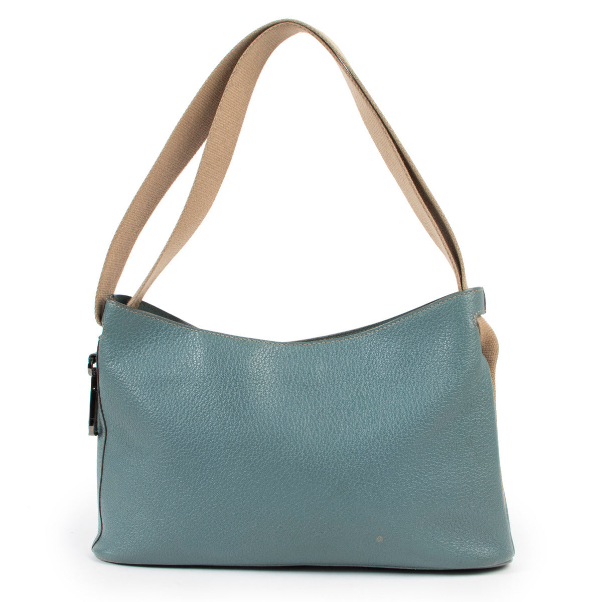 Deux de Delvaux Blue Shoulder Bag