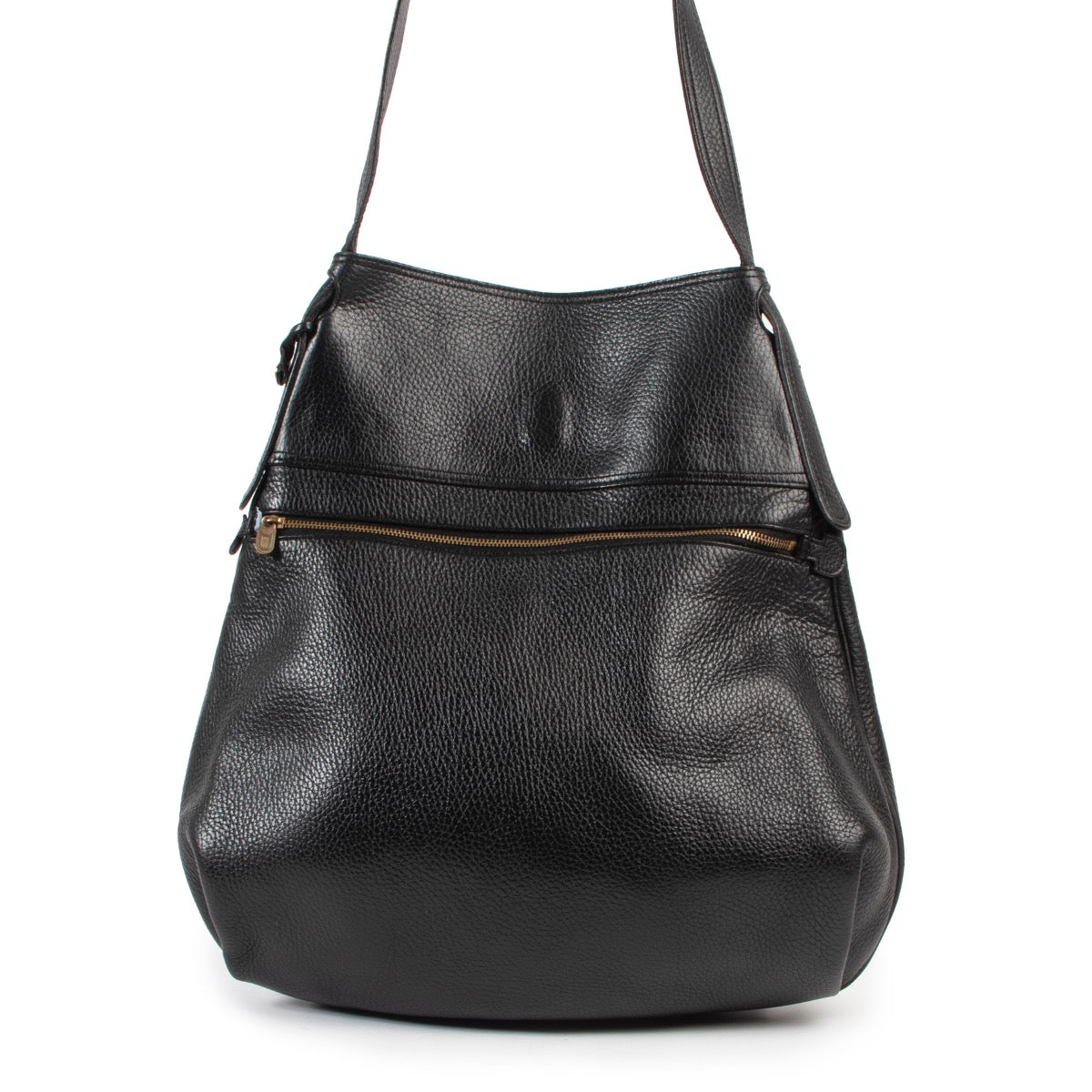 Shop safe online 100% authentic second hand Delvaux Black Shoulder Bag in very good condition at the right price at Labellov in Antwerp.