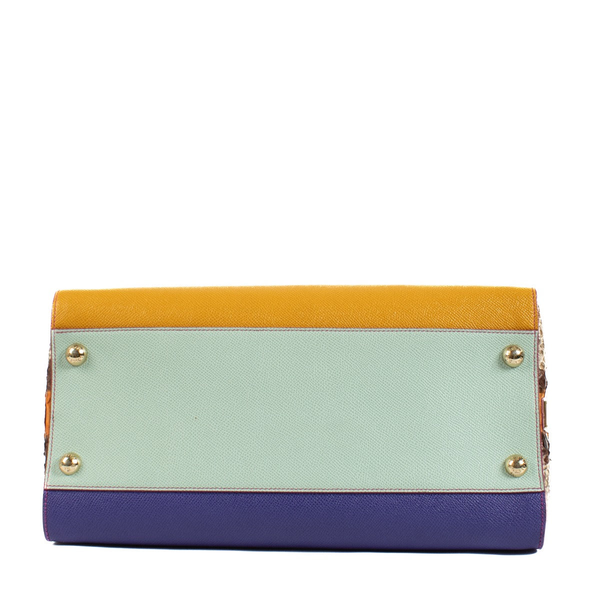 Dolce & Gabbana Multicolor Python Last Minute Tote Bag