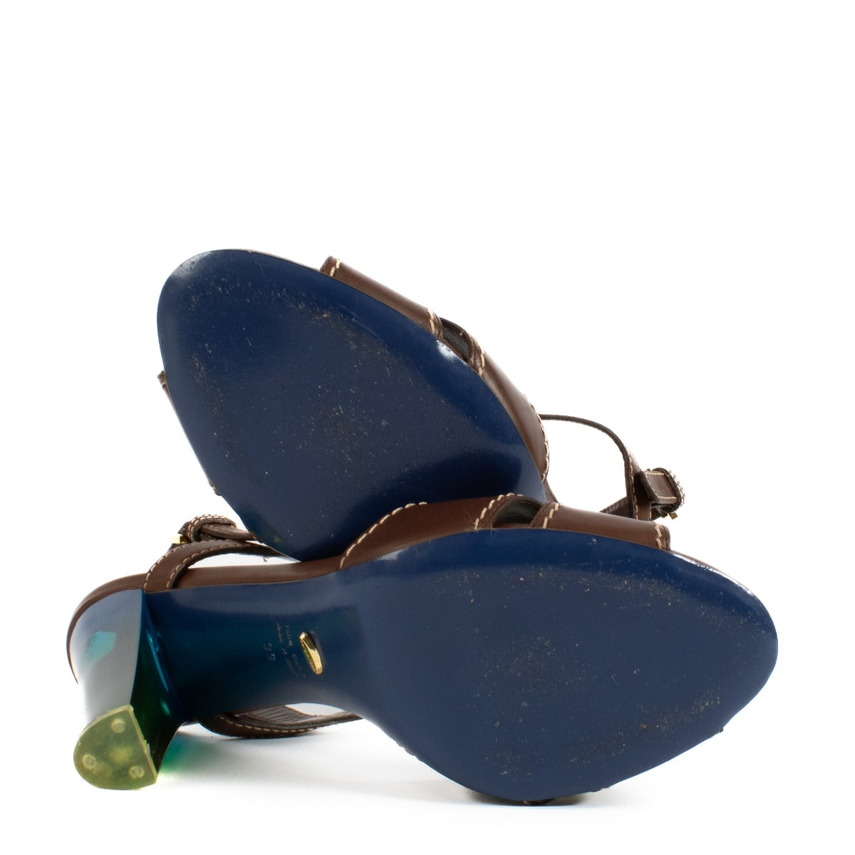 Shop safe online at Labellov in Antwerp, Brussels and Knokke this 100% authentic second hand Sergio Rossi Brown Scarpe Donna Sandals - Size 39