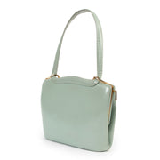 Delvaux Vintage Light Blue Top Handle Bag