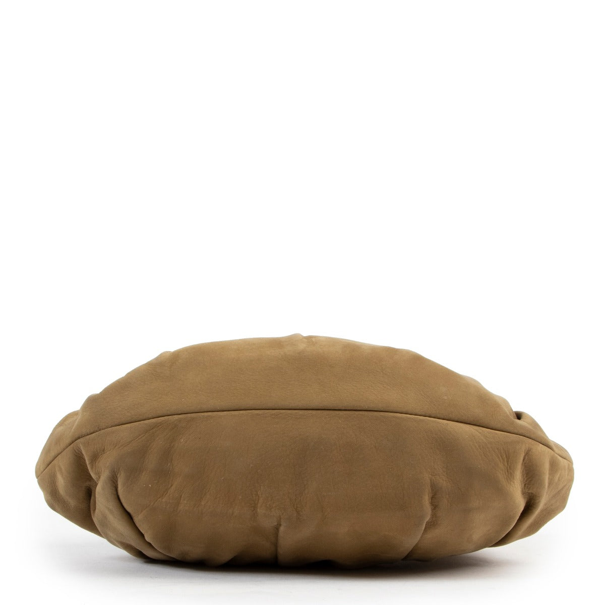 Shop safe online 100% authentic second hand Delvaux Khaki Nubuck Vintage Evening Bag at Labellov in Antwerp.