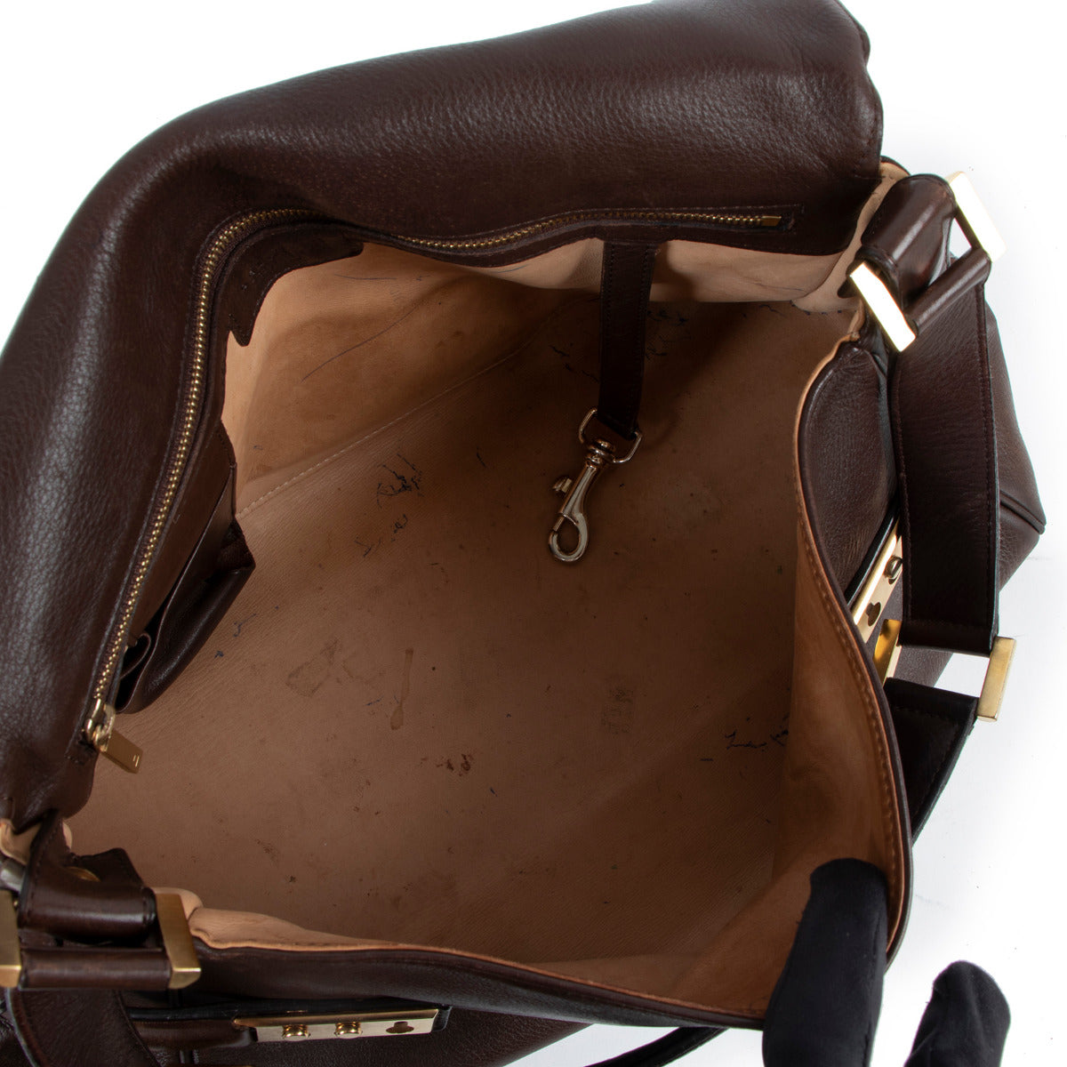 Delvaux Café Ladycalf Tempête Epaule Shoulder Bag