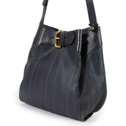 Buy this Delvaux Blue, Black Toile De Cuir Shoulder Bag at Labellov for a reasonable price in good conidtion online or in store.