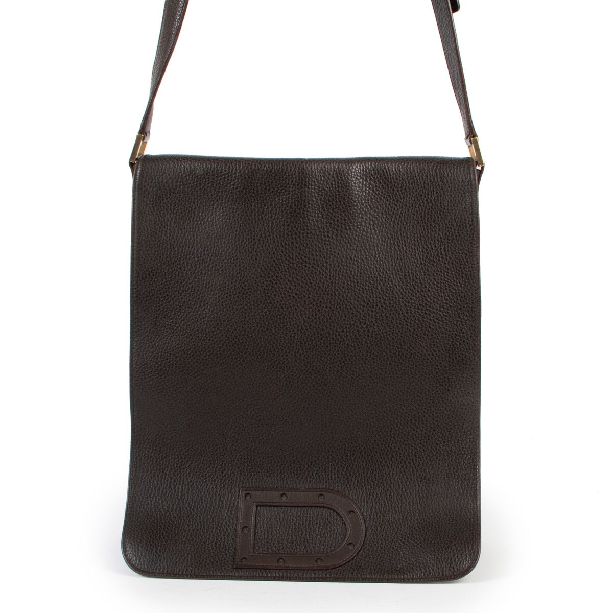 Buy thisDelvaux Brown Le Louise Baudrier Shoulder Bag online or in store at Labellov Luxury in Antwerp