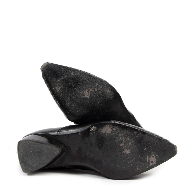 Louis Vuitton Black Leather Exploration Flat Boots - Size 37