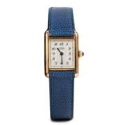 second hand vintage Must de Cartier Tank Must Gold Plated Watch at labellov.com
