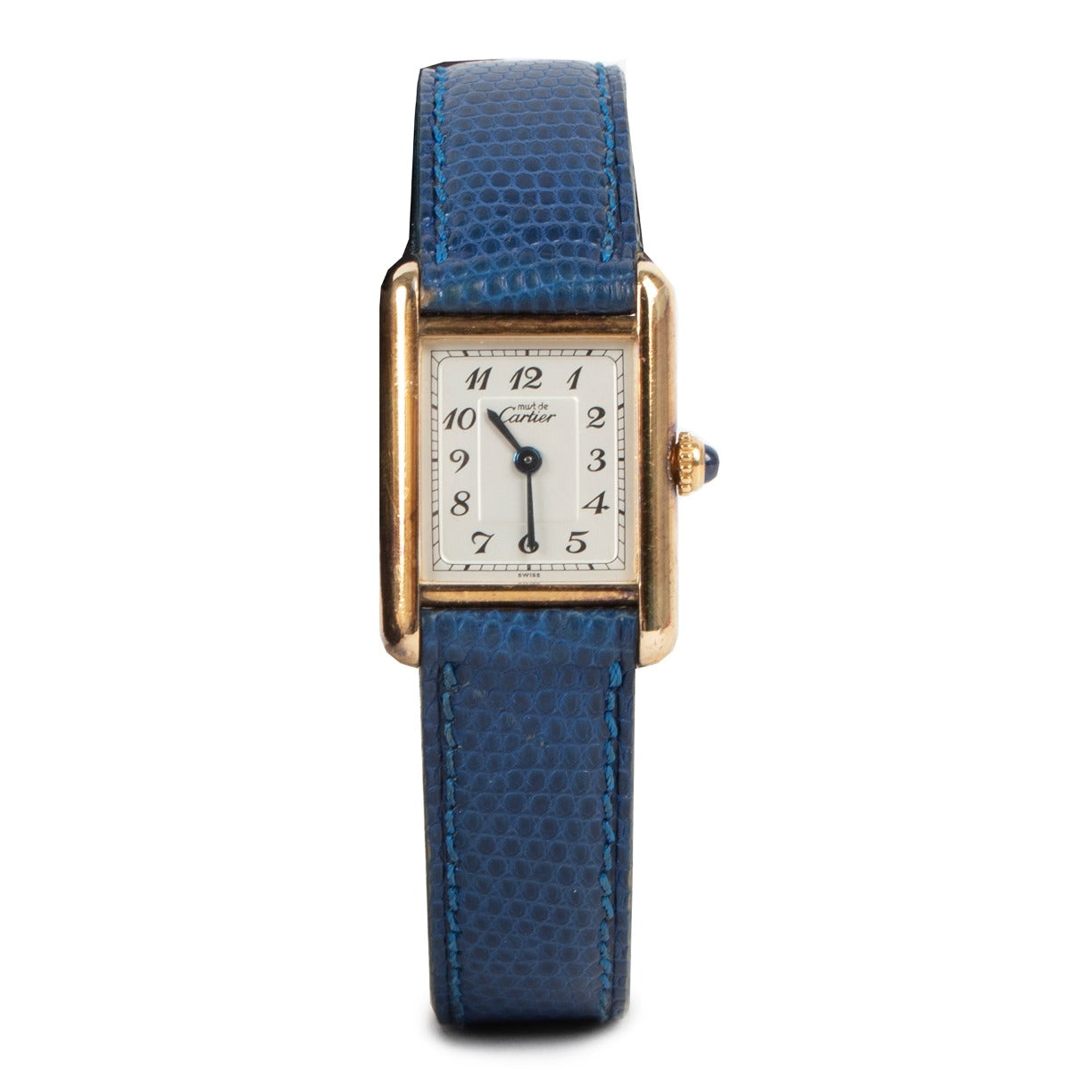 second hand vintage Must de Cartier Tank Must Gold Plated Watch at labellov.com