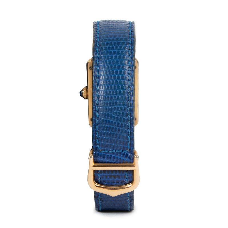 second hand vintage Must de Cartier Tank Must Gold Plated Watch at labellov.com